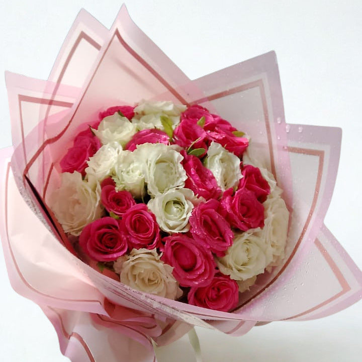 A Lovely bouquet oF 40 roses 